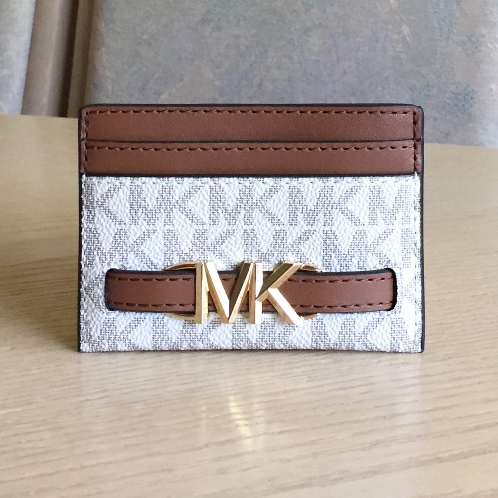 Michael Kors Reed Vanilla Card Holder